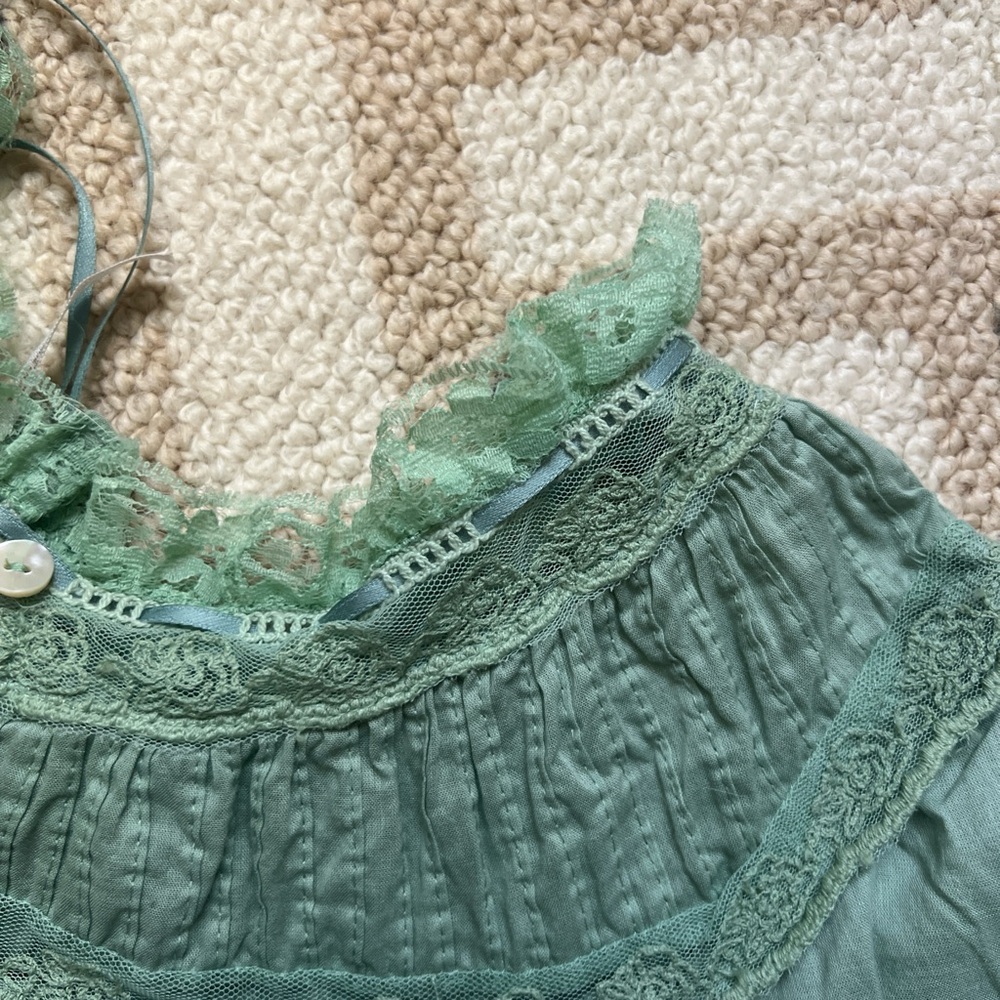 Free People Clarise Green Dress - Picture 8 of 10